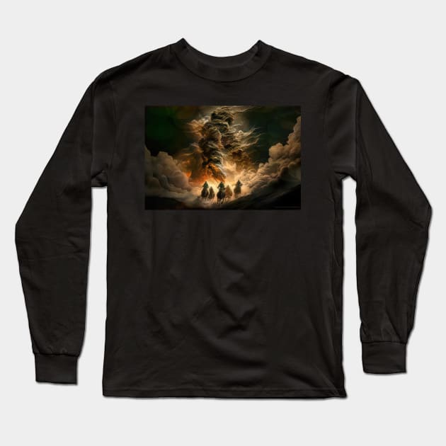 Ghost Riders In The Sky Long Sleeve T-Shirt by Tarrby